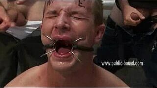 Gay twink fucked deep in his mouth in full nasty deepthroat sex getting t. porn video